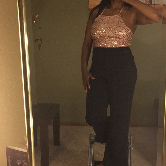 πππ BRAND NEW ONE PIECE SEQUINED JUMPSUIT. - Picture 5 of 7